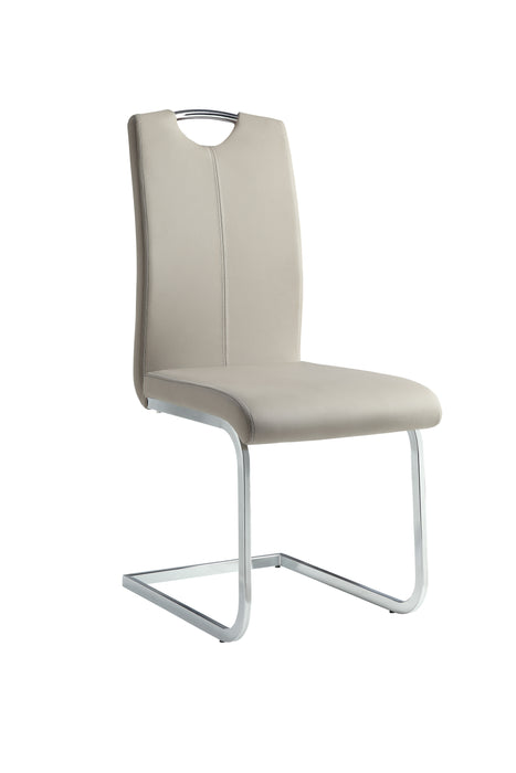 Glissand 5pc Set (TB+4S) in White/Taupe/Gold/Silver/Champagne - 5599-71*5 - FAMSA Furniture (TX)