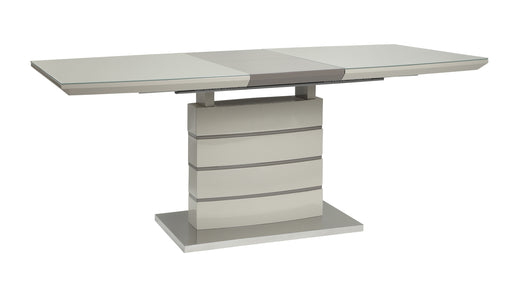 Glissand Dining Table in White/Taupe/Gold/Silver/Champagne - 5599-71* - FAMSA Furniture (TX)