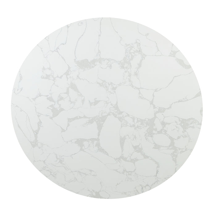 Clayten Round Dining Table w/Marble - Image 8