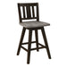 Amsonia Swivel Counter Height Chair in Black/Gray - 5602-24BKS2 - FAMSA Furniture (TX)