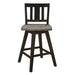 Amsonia Swivel Counter Height Chair in Black/Gray - 5602-24BKS2 - FAMSA Furniture (TX)