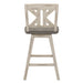 Amsonia Swivel Pub Height Chair in White/Gray - 5602-29WTS1 - FAMSA Furniture (TX)