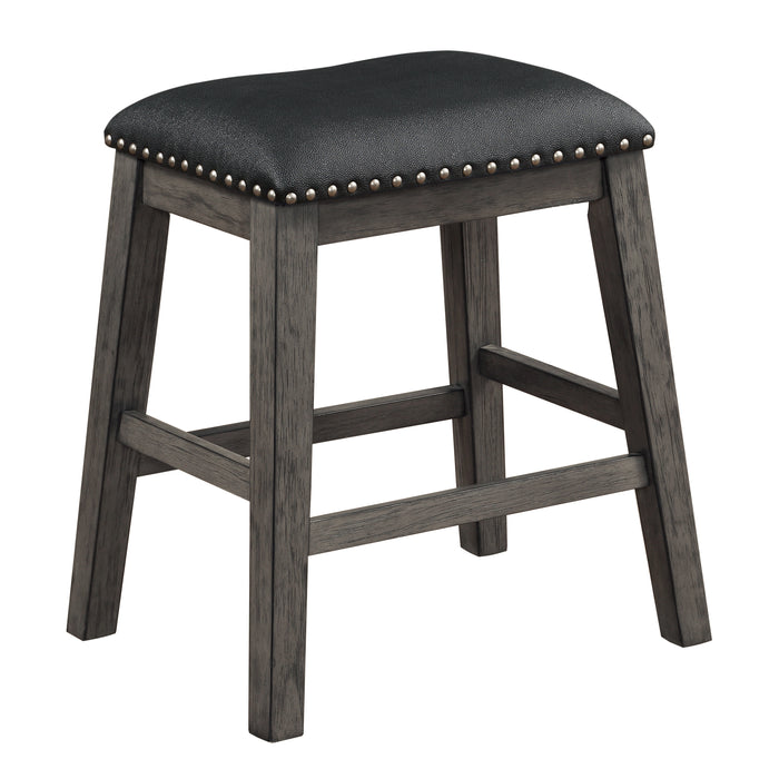 Timbre Counter Height Stool in Gray/Black - 5603-24 - FAMSA Furniture (TX)