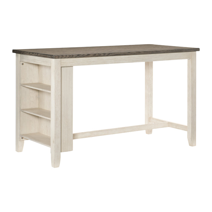 Timbre 5pc Set (TB+4S) in White/Brown - 5603WW-36*5 - FAMSA Furniture (TX)