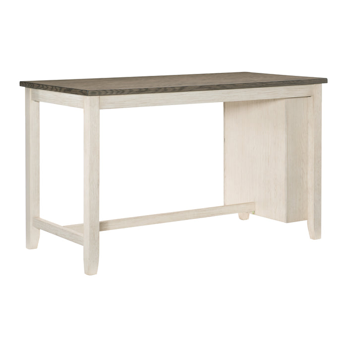 Timbre 5pc Set (TB+4S) in White/Brown - 5603WW-36*5 - FAMSA Furniture (TX)