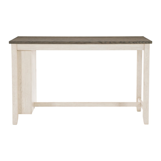 Timbre Counter Height Table in White/Brown - 5603WW-36 - FAMSA Furniture (TX)
