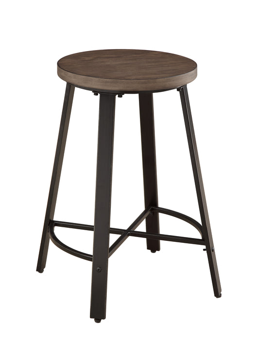 Chevre 5pc Set (TB+4S) in Brown/Gray/Metal - 5607-36RD*5 - FAMSA Furniture (TX)