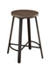 Chevre 5pc Set (TB+4S) in Brown/Gray/Metal - 5607-36RD*5 - FAMSA Furniture (TX)