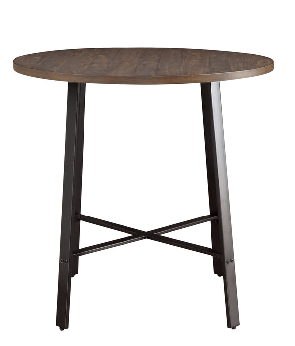 Chevre 5pc Set (TB+4S) in Brown/Gray/Metal - 5607-36RD*5 - FAMSA Furniture (TX)