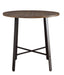 Chevre 5pc Set (TB+4S) in Brown/Gray/Metal - 5607-36RD*5 - FAMSA Furniture (TX)