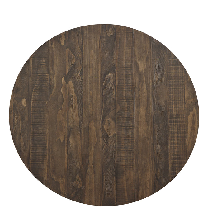 Chevre 5pc Set (TB+4S) in Brown/Gray/Metal - 5607-36RD*5 - FAMSA Furniture (TX)