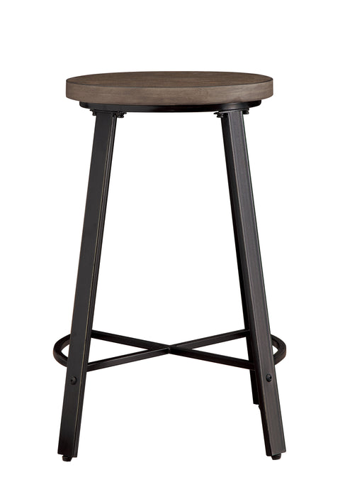 Chevre Counter Height Stool in Brown/Gray/Metal - 5607-24 - FAMSA Furniture (TX)