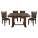 Wieland 5pc Set (TB+4S) in Brown - 5614-72*5 - FAMSA Furniture (TX)