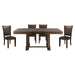 Wieland 5pc Set (TB+4S) in Brown - 5614-72*5 - FAMSA Furniture (TX)