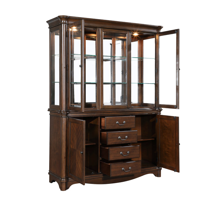 Rexford (2) Buffet & Hutch in Cherry - 5615-50* - FAMSA Furniture (TX)