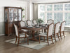 Rexford Arm Chair in Cherry/Gray - 5615A - FAMSA Furniture (TX)