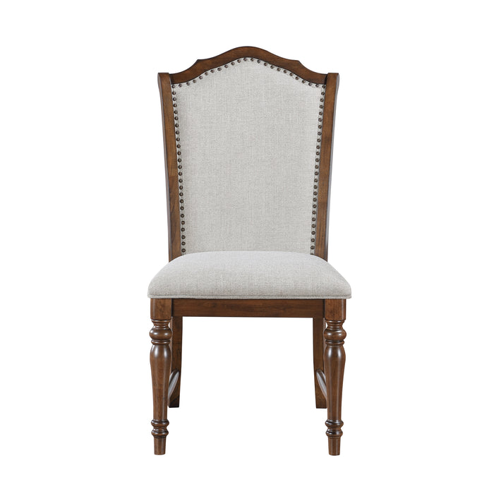 Rexford Side Chair in Cherry/Gray - 5615S - FAMSA Furniture (TX)