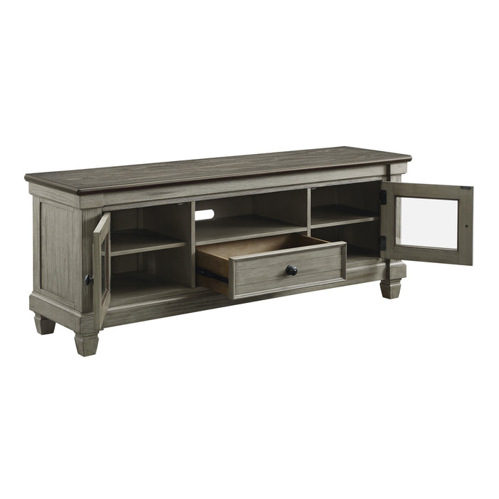Granby TV Stand in Gray - 56270GY-64T - FAMSA Furniture (TX)