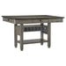 Granby Counter Height Table in Gray - 5627GY-36* - FAMSA Furniture (TX)