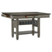 Granby Counter Height Table in Gray - 5627GY-36* - FAMSA Furniture (TX)
