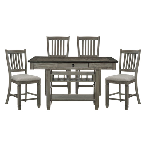 Granby 5pc Set (TB+4S) in Gray - 5627GY-36*5 - FAMSA Furniture (TX)
