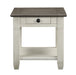 Granby End Table in Brown/White - 5627NW-04 - FAMSA Furniture (TX)