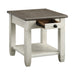 Granby End Table in Brown/White - 5627NW-04 - FAMSA Furniture (TX)