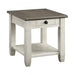 Granby End Table in Brown/White - 5627NW-04 - FAMSA Furniture (TX)