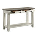 Granby Sofa Table in Brown/White - 5627NW-05 - FAMSA Furniture (TX)