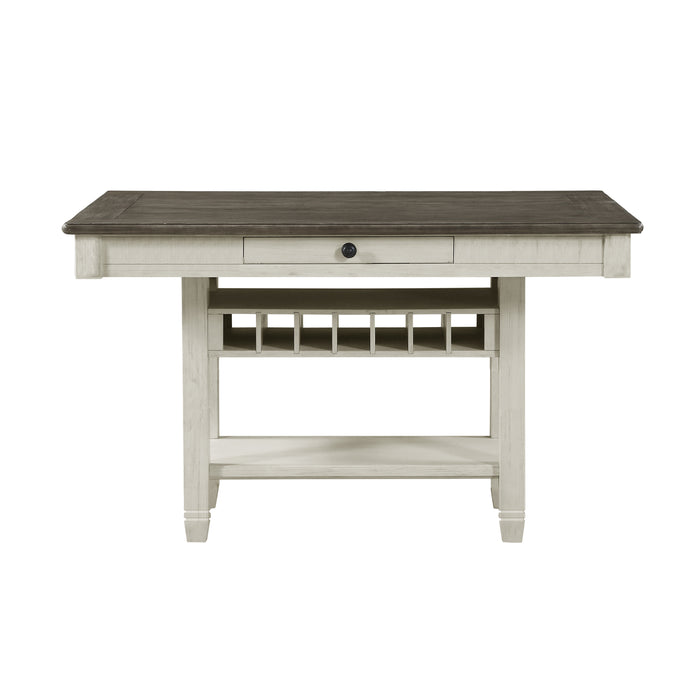 Granby 5pc Set (TB+4S) in Brown/White/Gray - 5627NW-36*5 - FAMSA Furniture (TX)