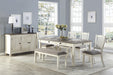 Granby Side Chair in White/Brown/Gray - 5627NWS - FAMSA Furniture (TX)