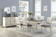 Granby Side Chair in White/Brown/Gray - 5627NWS - FAMSA Furniture (TX)