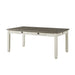 Granby 5pc Set (TB+4S) in White/Brown/Gray - 5627NW-72*5 - FAMSA Furniture (TX)