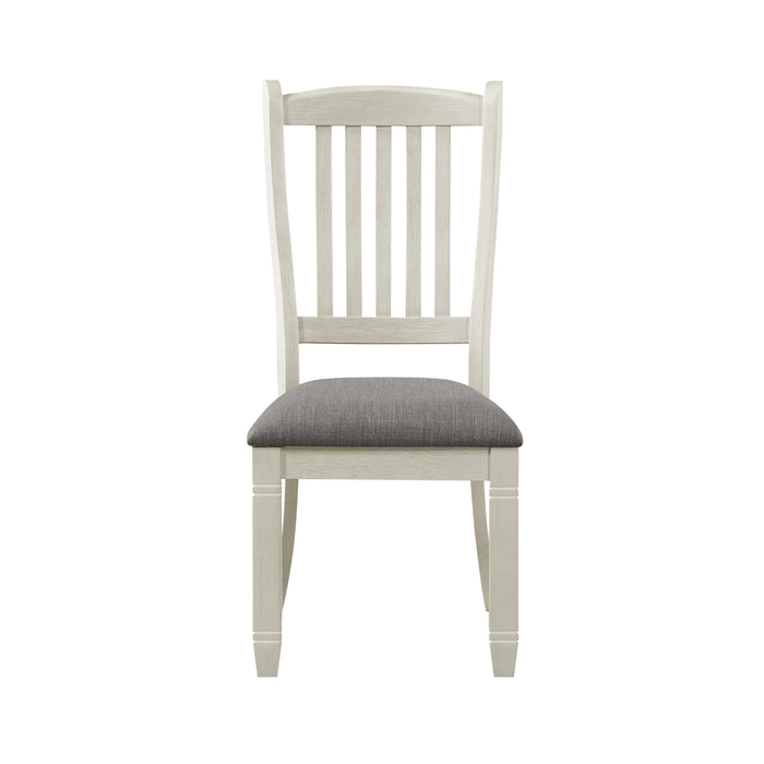 Granby Side Chair in White/Brown/Gray - 5627NWS - FAMSA Furniture (TX)
