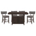 Oxton 5pc Set (TB+4S) in Brown/Cherry/Espresso - 5655-36*5FA - FAMSA Furniture (TX)