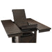 Oxton Counter Height Table with Storage Base in Brown/Cherry - 5655-36* - FAMSA Furniture (TX)