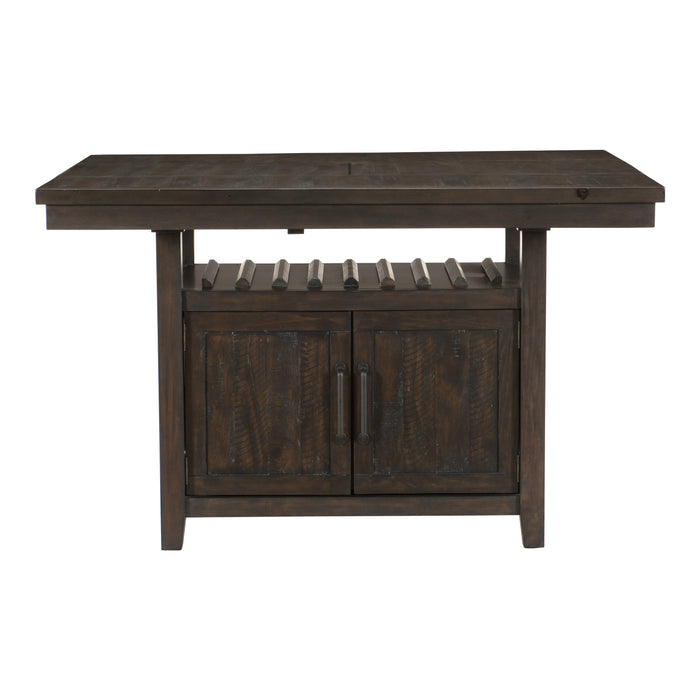 Oxton 5pc Set (TB+4S) in Brown/Cherry/Espresso - 5655-36*5 - FAMSA Furniture (TX)