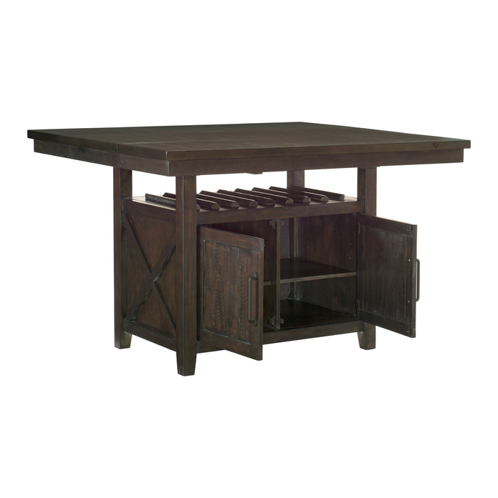 Oxton 5pc Set (TB+4S) in Brown/Cherry/Espresso - 5655-36*5 - FAMSA Furniture (TX)