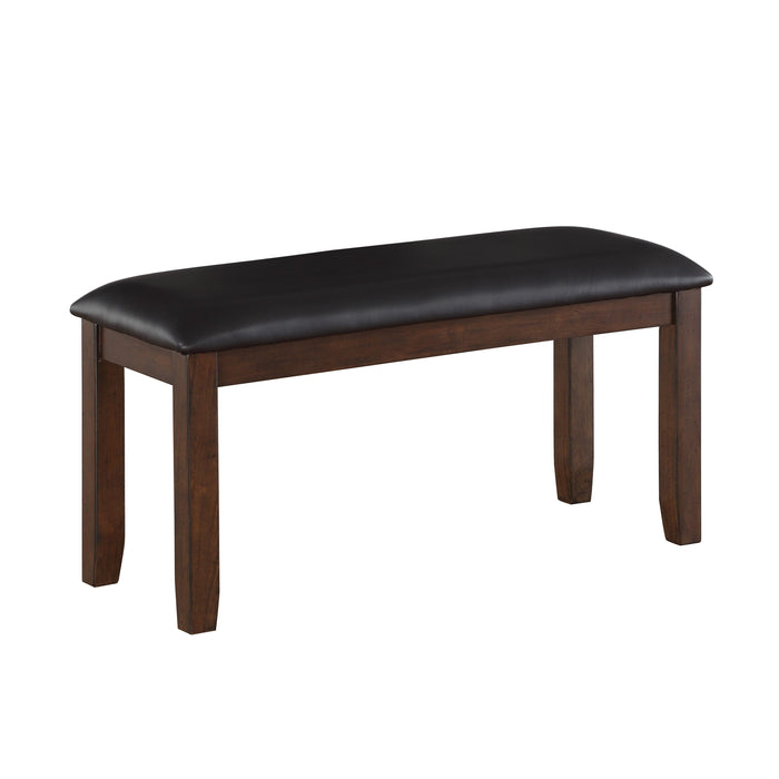 Salton 6-Piece Pack Dinette Set in Brown/Cherry - 5658 - FAMSA Furniture (TX)