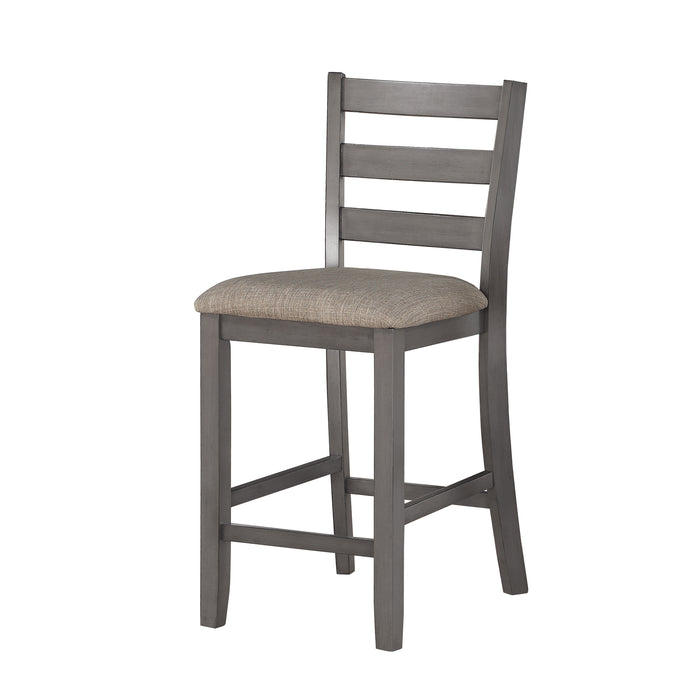 Sharon 5-Piece Pack Counter Height Set in Gray - 5659-36 - FAMSA Furniture (TX)