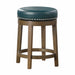 Westby Round Swivel Counter Height Stool, Green in Green/Brown - 5681GEN-24 - FAMSA Furniture (TX)