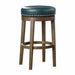 Westby Round Swivel Pub Height Stool, Green in Brown/Green - 5681GEN-29 - FAMSA Furniture (TX)