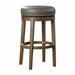 Westby Round Swivel Pub Height Stool, Gray in Gray/Brown - 5681GRY-29 - FAMSA Furniture (TX)