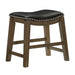 Ordway 18 Dining Stool, Black in Black/Brown - 5682BLK-18 - FAMSA Furniture (TX)
