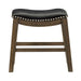 Ordway 18 Dining Stool, Black in Black/Brown - 5682BLK-18 - FAMSA Furniture (TX)