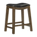 Ordway 24 Counter Height Stool, Black in Black/Brown - 5682BLK-24 - FAMSA Furniture (TX)