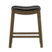 Ordway 24 Counter Height Stool, Black in Black/Brown - 5682BLK-24 - FAMSA Furniture (TX)