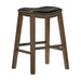 Ordway 29 Pub Height Stool, Black in Brown/Black - 5682BLK-29 - FAMSA Furniture (TX)