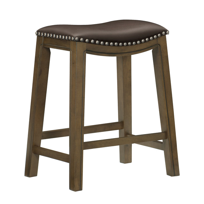 Ordway 24 Counter Height Stool, Brown in Brown - 5682BRW-24 - FAMSA Furniture (TX)