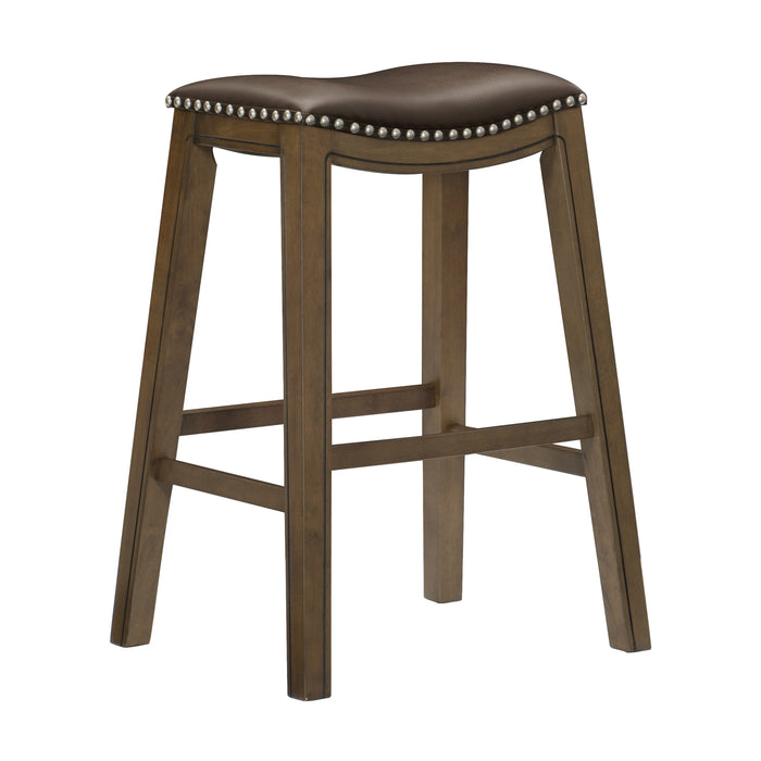 Ordway 29 Pub Height Stool, Brown in Brown - 5682BRW-29 - FAMSA Furniture (TX)